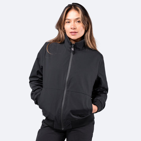 Womens Flight Jacket - Black