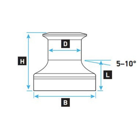 Lewmar Ocean - Size 8 Standard Winch (Chrome)_Additional1
