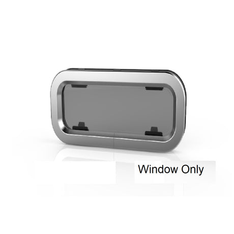 Lewmar Standard Port (New) Size Bavaria Short Window - Acrylic & Mouldings MKII (Acrylic marked A008