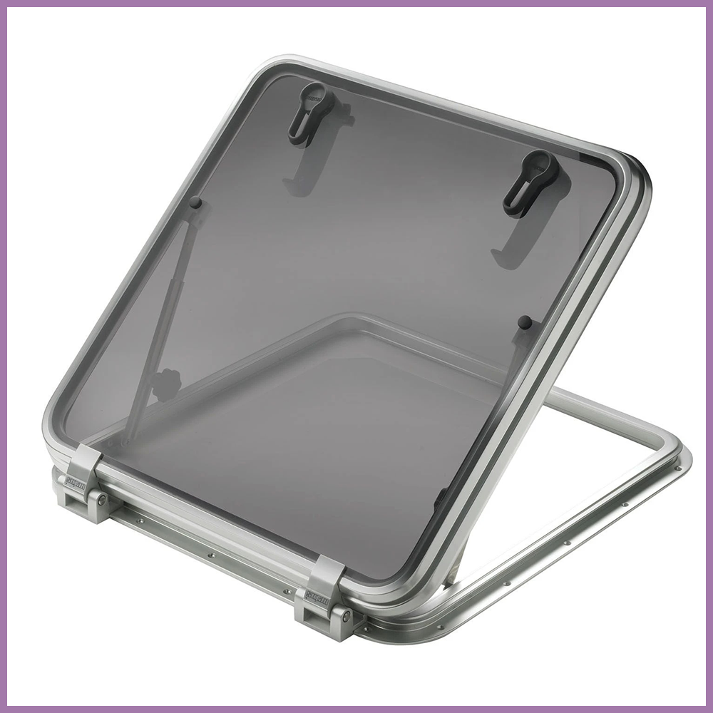 Vetus Libero escape hatch type 50, radius 32 mm (cut out size 500 x 500 mm)