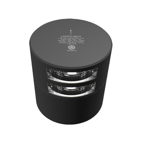 Lopolight Stern Lights - Horizontal Mount 135&deg; 3nm, Double (Black Housing)