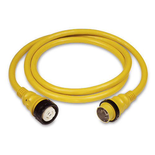 Marinco 50Amp 125/250V Shore Power Cable - 25' - White