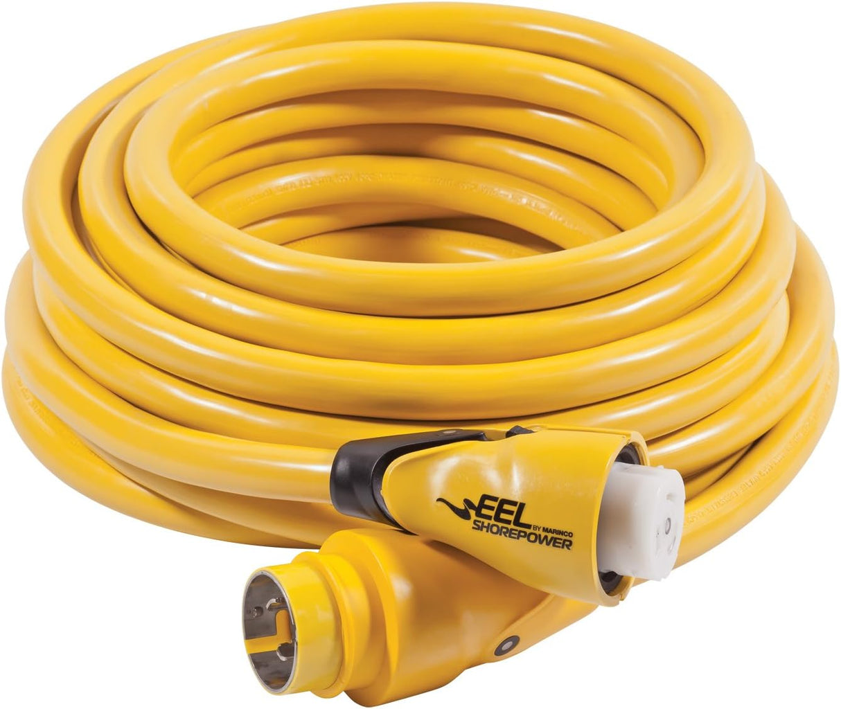 Marinco CS503-50 EEL 50A 125V Shore Power Cordset - 50' - Yellow