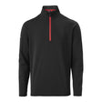 Musto Synergy 1/2 Zip Microfleece - Black