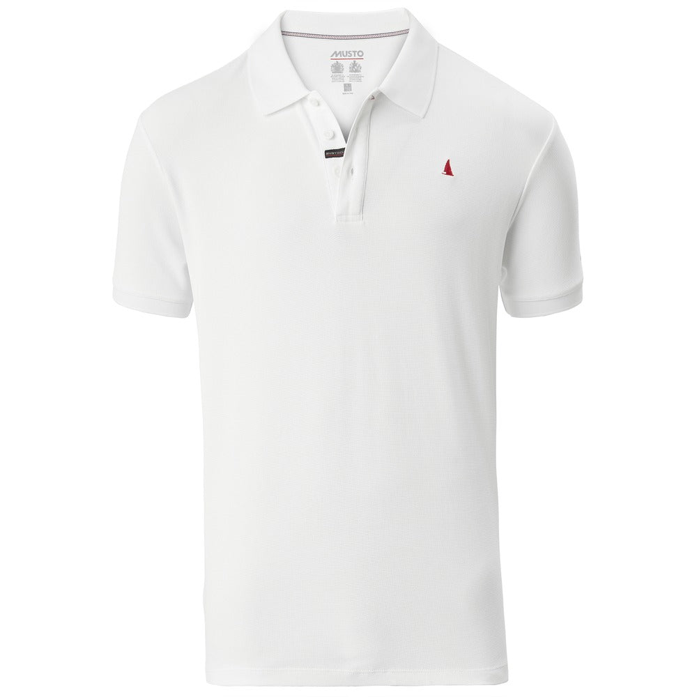 Musto Evolution Pro Lite Plain Short Sleeve Polo - White
