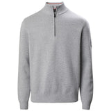 Musto Milano 1/2 Zip Neck Knit - Grey Marl