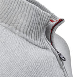 Musto Milano 1/2 Zip Neck Knit - Grey Marl