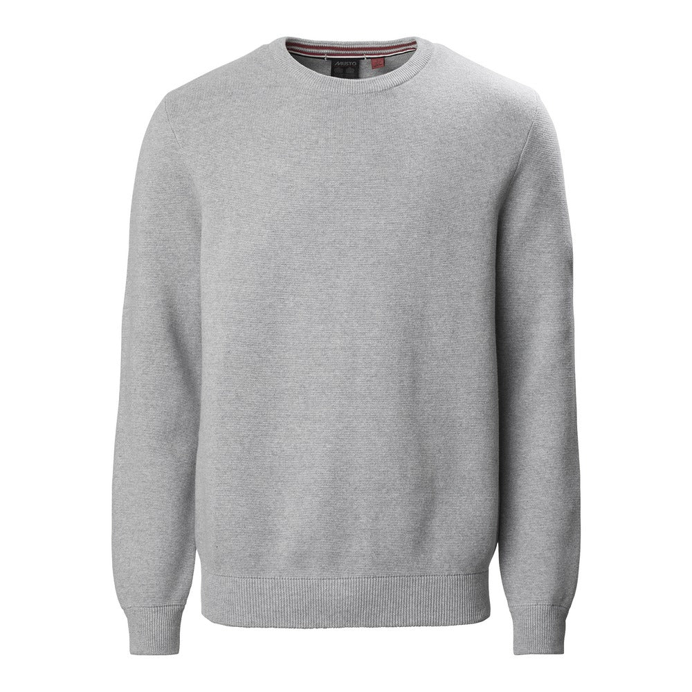 Musto Milano Crew Neck Knit - Grey Marl