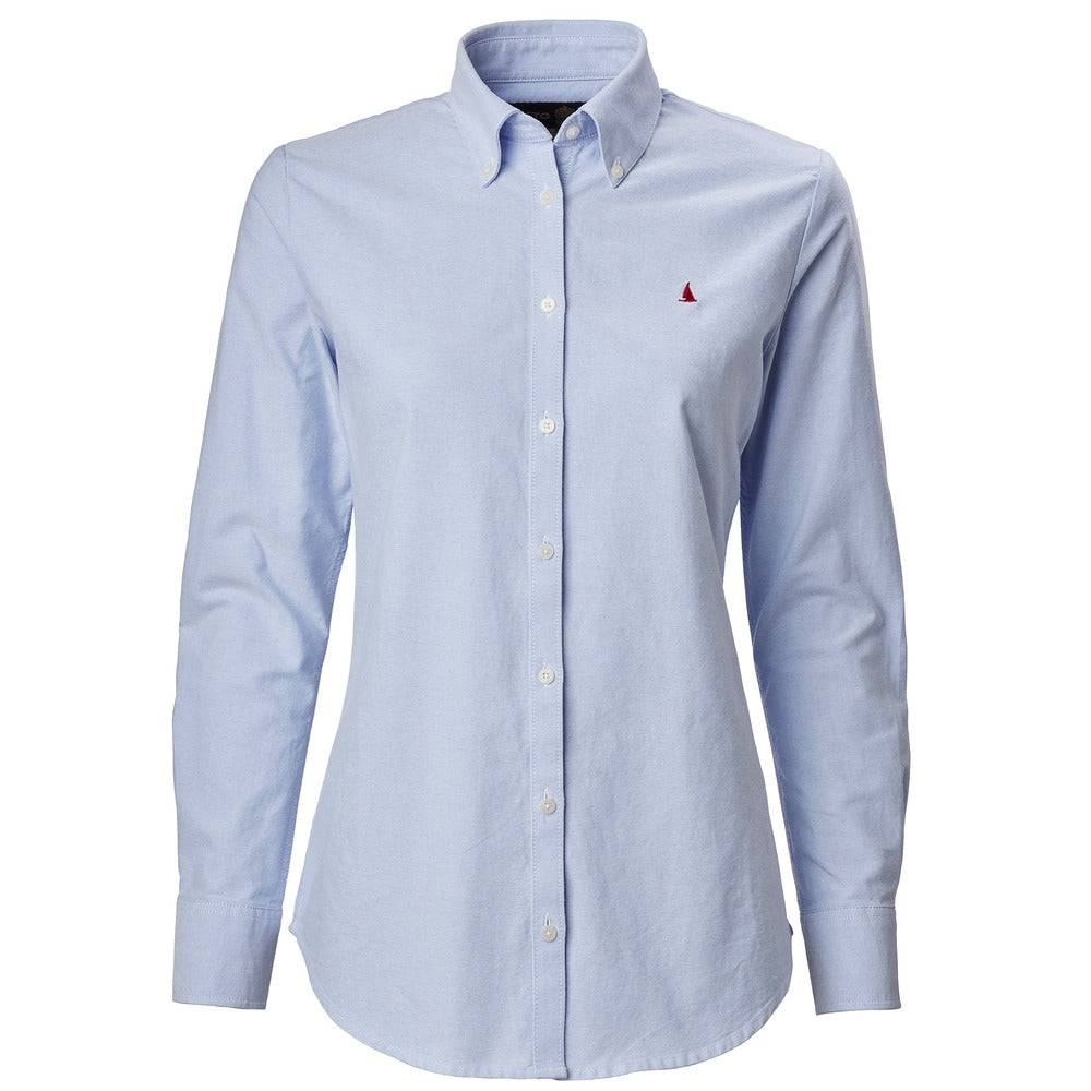 Musto Oxf Long Sleeve Shirt FW - Pale Blue