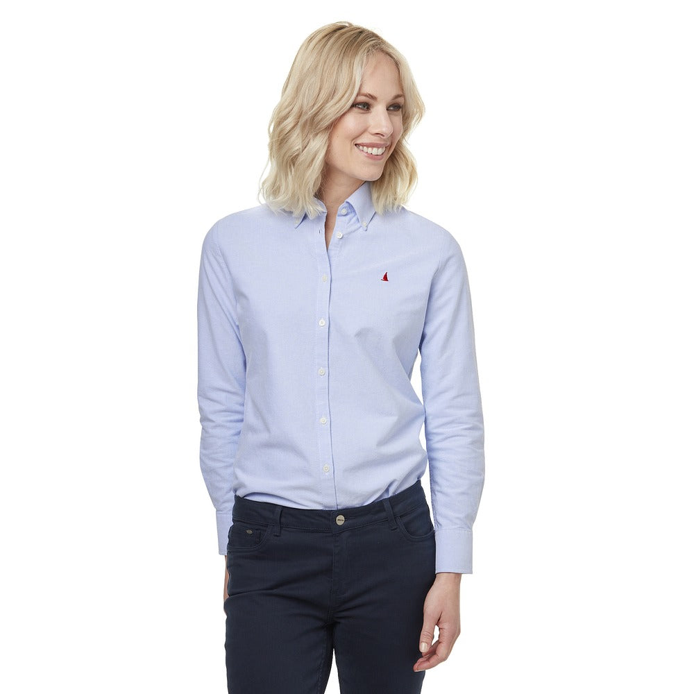 Musto Oxf Long Sleeve Shirt FW - Pale Blue