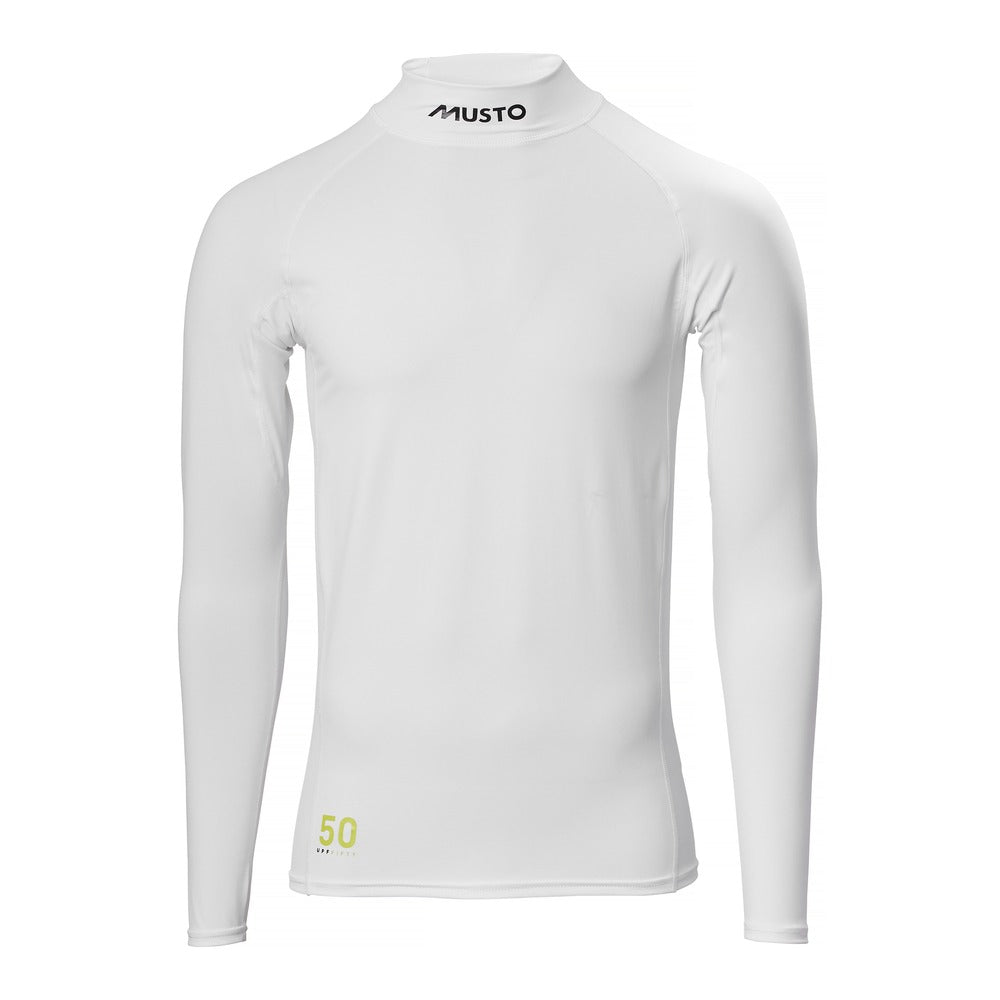 Musto Sunblock Long Sleeve Rash Gd - White
