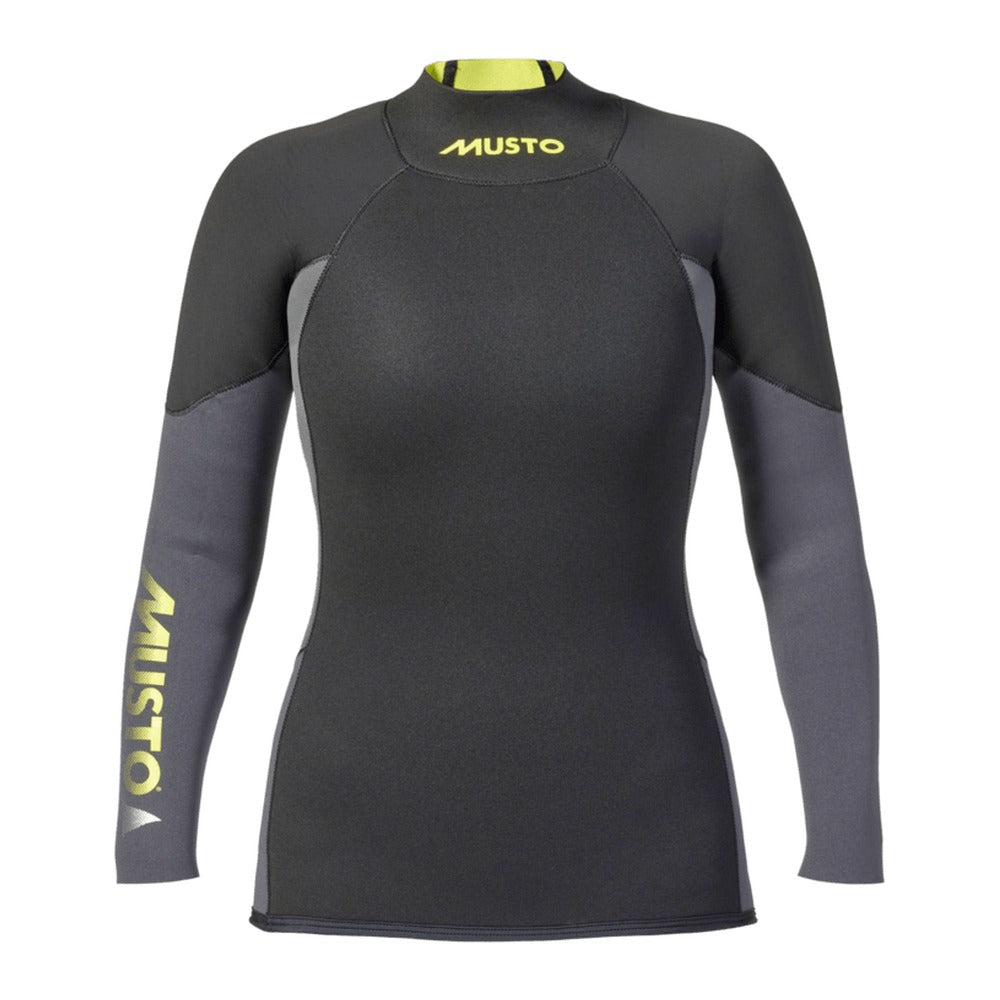 Musto Foil Thermohot Long Sleeve Top FW - Dark Grey / Black