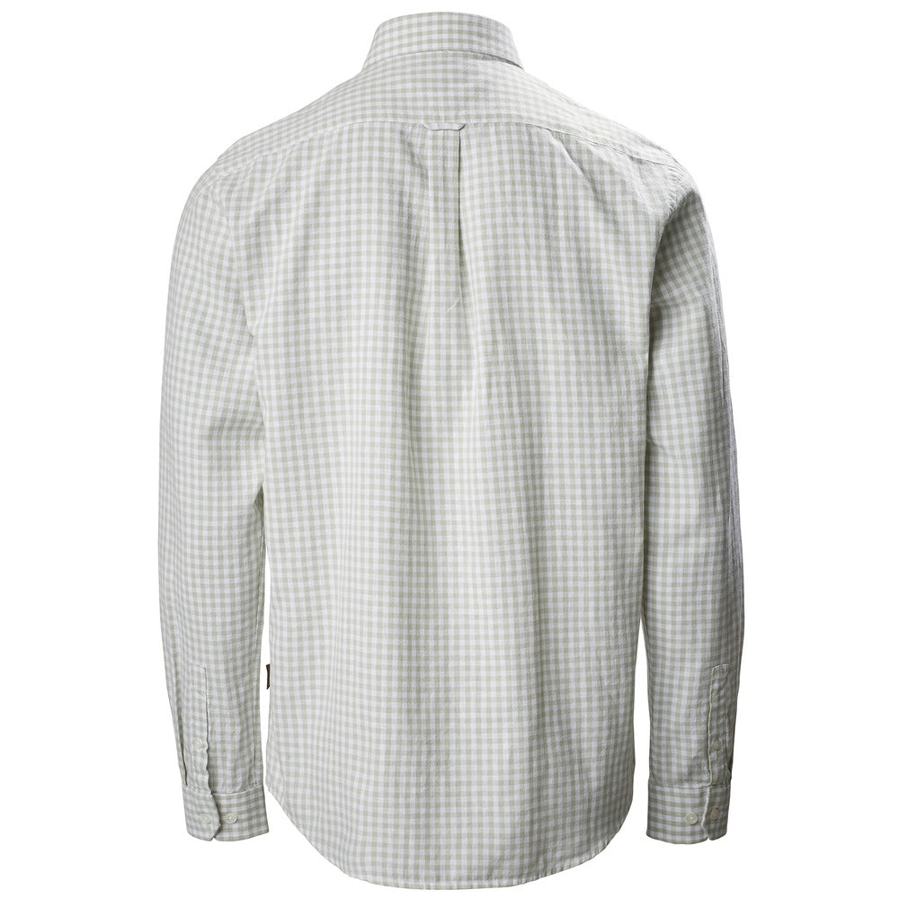 Musto Lightweight Long Sleeve Gingham Shirt - Reed Grey Gingham