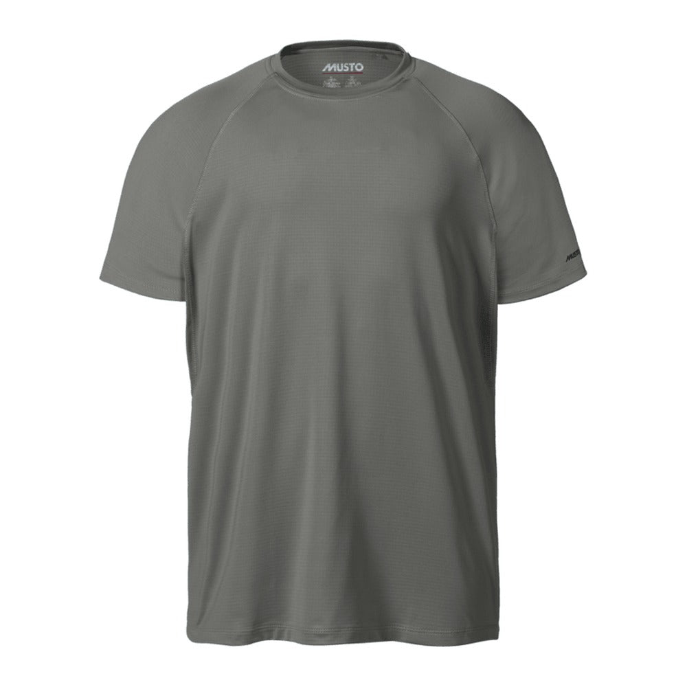Musto Evolution Sunblock Short Sleeve Tee 2.0 - Gunmetal Marl
