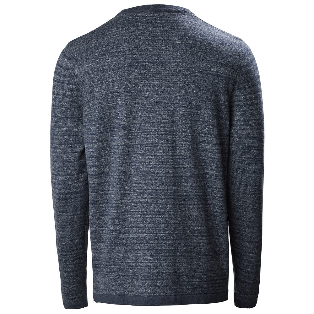 Musto Amalgam Crew Neck Knit - True Navy / White