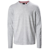 Musto Amalgam Crew Neck Knit - Grey Marl / White