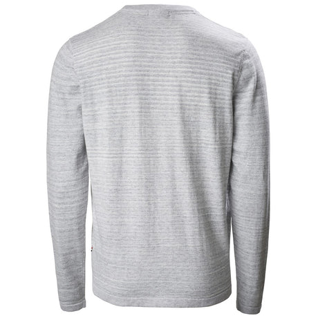 Musto Amalgam Crew Neck Knit - Grey Marl / White