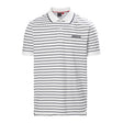 Musto Rhine Stripe Polo - White / True Navy