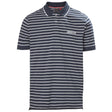Musto Rhine Stripe Polo - True Navy / White
