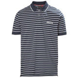 Musto Rhine Stripe Polo - True Navy / White