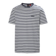Musto Loire Stripe Short Sleeve Tee - True Navy / White