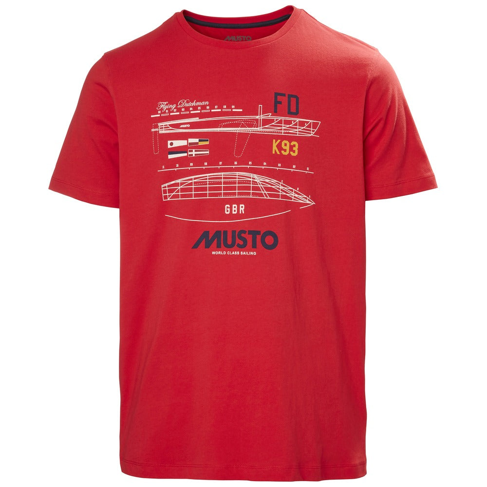Musto Flying Dutchman Tee - True Red