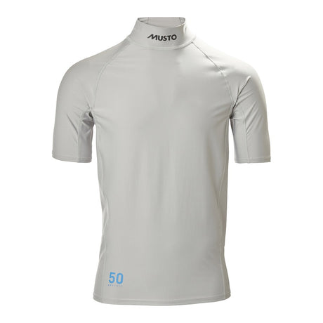 Musto Sunblock Dynamic Short Sleeve Top - Light Grey