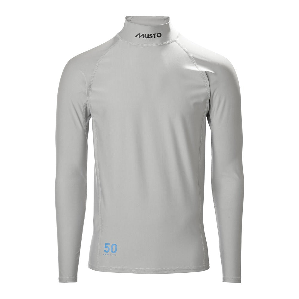 Musto Sunblock Dynamic Long Sleeve Top - Light Grey