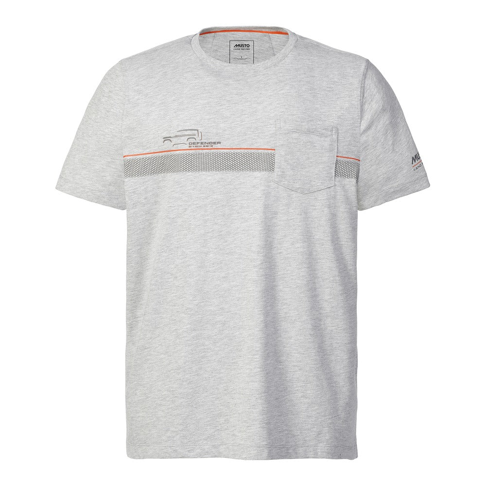Musto Lr Pocket Tee - Grey Melange