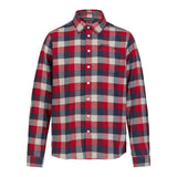 Musto Marina Twill Shirt - Deep Red Check