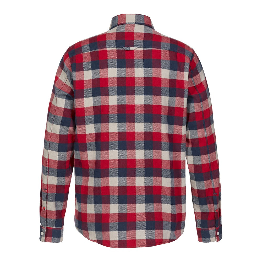 Musto Marina Twill Shirt - Deep Red Check