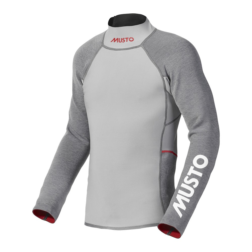 Musto Flexlite Vapour 1.0 Long Sleeve Top - Grey Marl