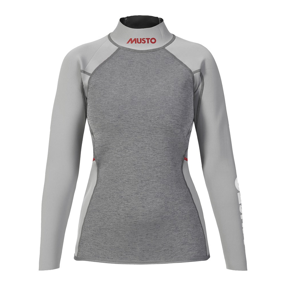 Musto Women's Flexlite Vapour 1.0 Long Sleeve Top - Grey Marl