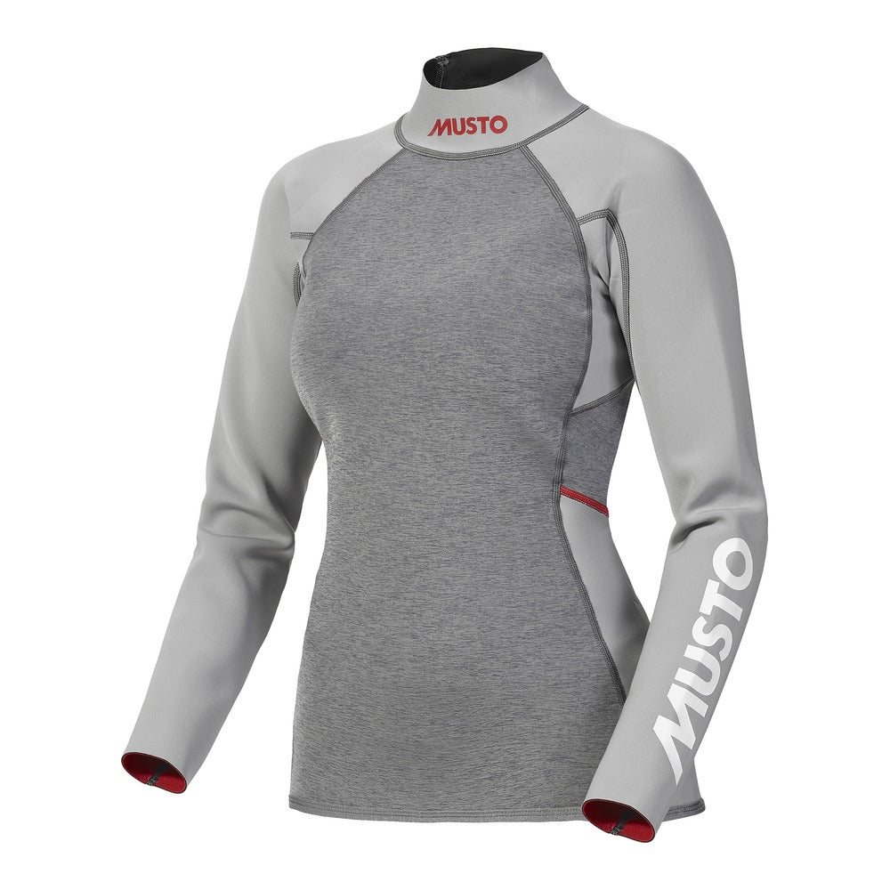 Musto Women's Flexlite Vapour 1.0 Long Sleeve Top - Grey Marl