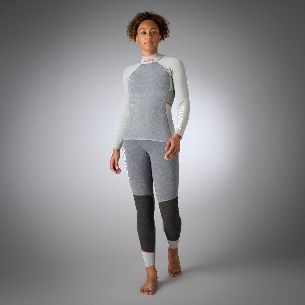 Musto Women's Flexlite Vapour 1.0 Long Sleeve Top - Grey Marl