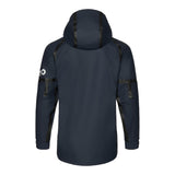 Musto Men's Champ Aqua Hoodie Jacket - Navy / Cherry Tomato