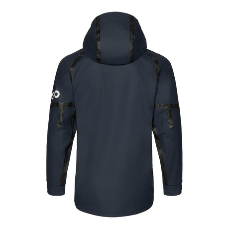 Musto Men's Champ Aqua Hoodie Jacket - Navy / Cherry Tomato