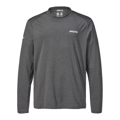 Musto LPX Sunblock Dynamic Long Sleeve Tee - Black Melange
