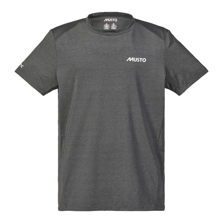 Musto LPX Sunblock Dynamic Short Sleeve Tee - Black Melange