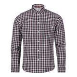 Musto Marina Long Sleeve Check Shirt - True Red