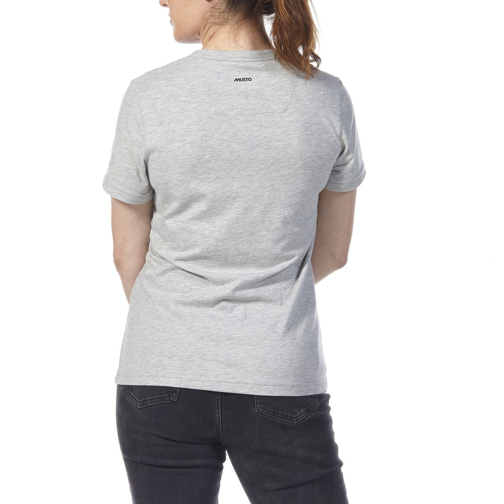 Musto Women's Essential Tee - Grey Melange