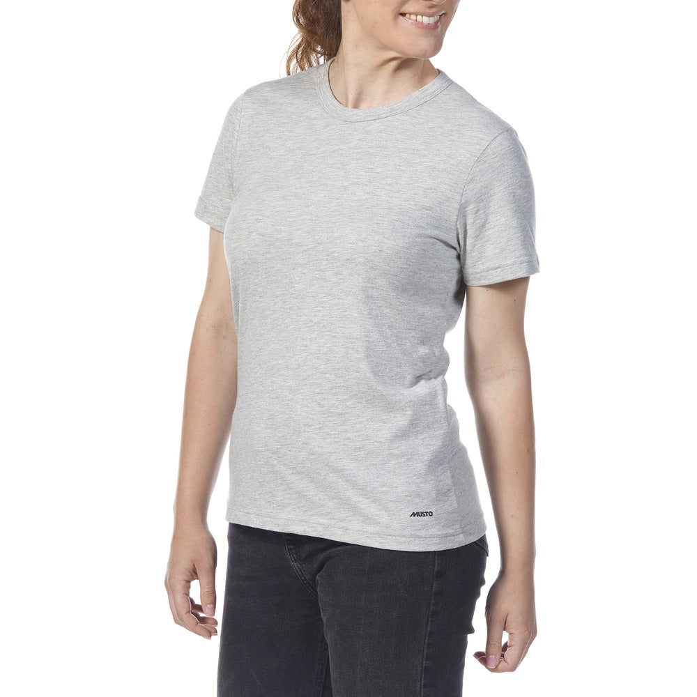 Musto Women's Essential Tee - Grey Melange