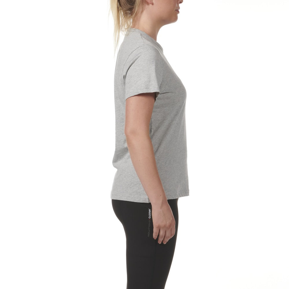 Musto Women's Essential Tee - Grey Melange