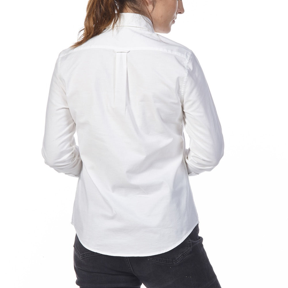 Musto Women's Essential Long Sleeve Oxford Shirt - White