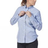 Musto Women's Essential Long Sleeve Oxford Shirt - Pale Blue