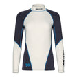 Musto Women's Champ Long Sleeve Rash Guard - White / Navy