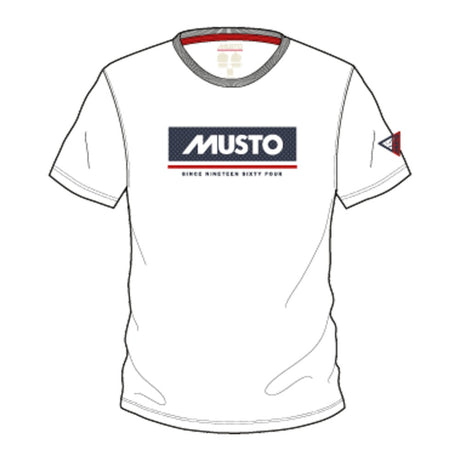Musto Marina Musto Logo Tee - White