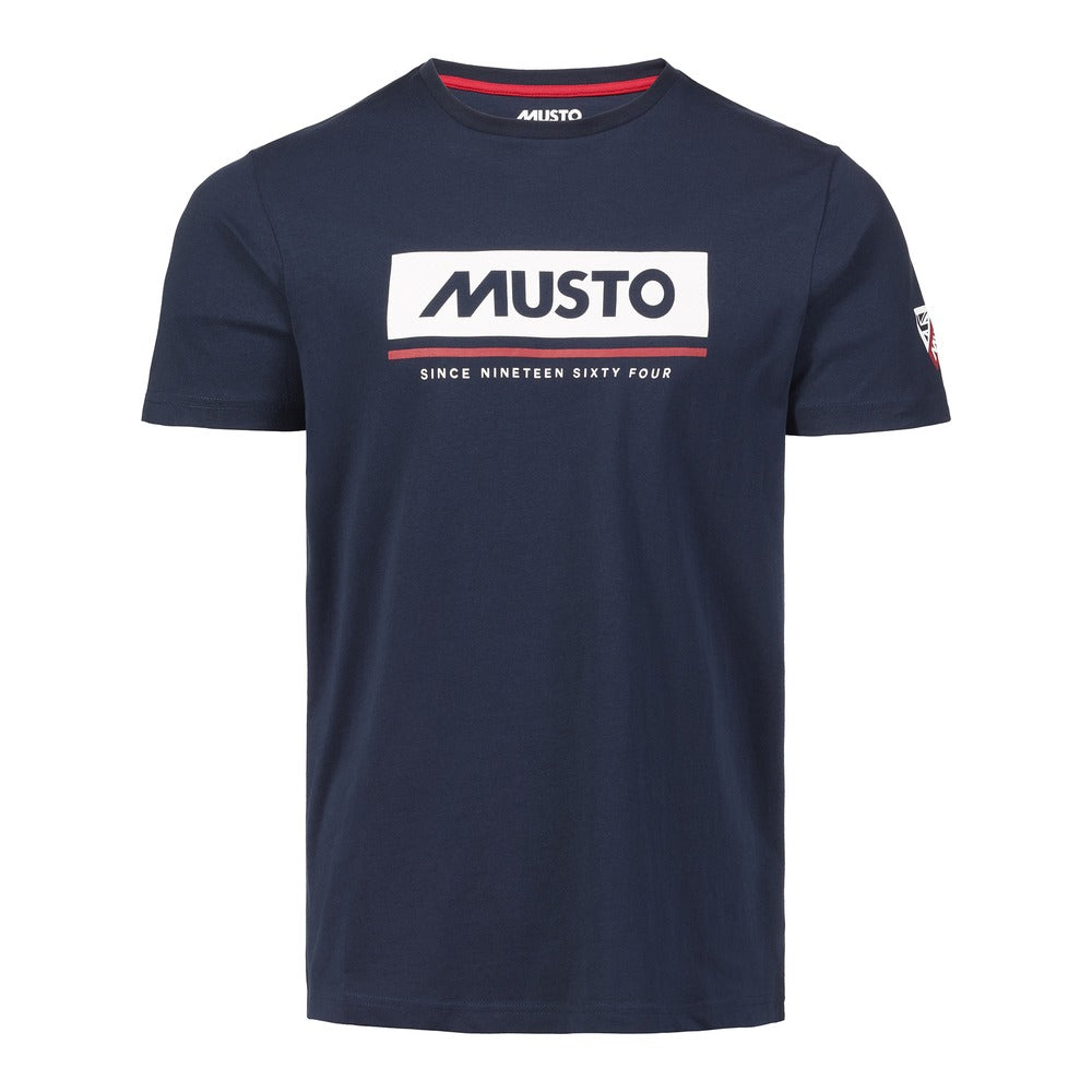 Musto Marina Musto Logo Tee - Navy
