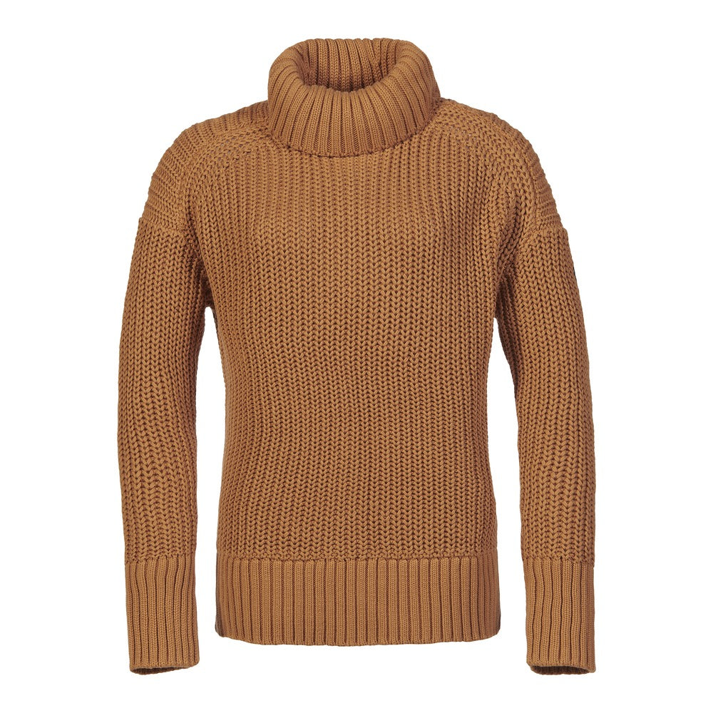 Musto Women's Marina Roll Neck Knit - Brown Sugar