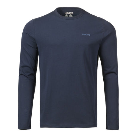 Musto Marina Long Sleeve Logo Tee - Navy